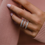 Élise – Anello in diamanti a doppio anello