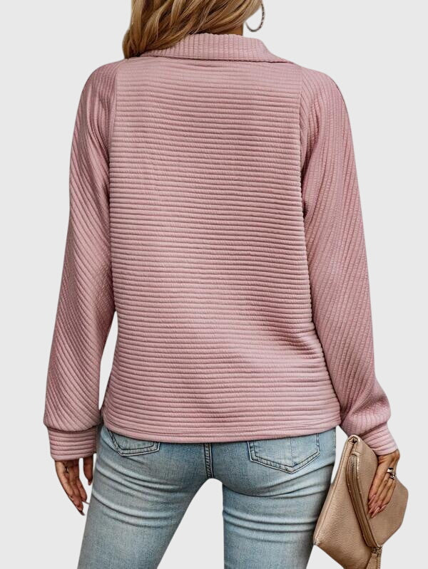 Christine | Maglione elegante a mezza zip