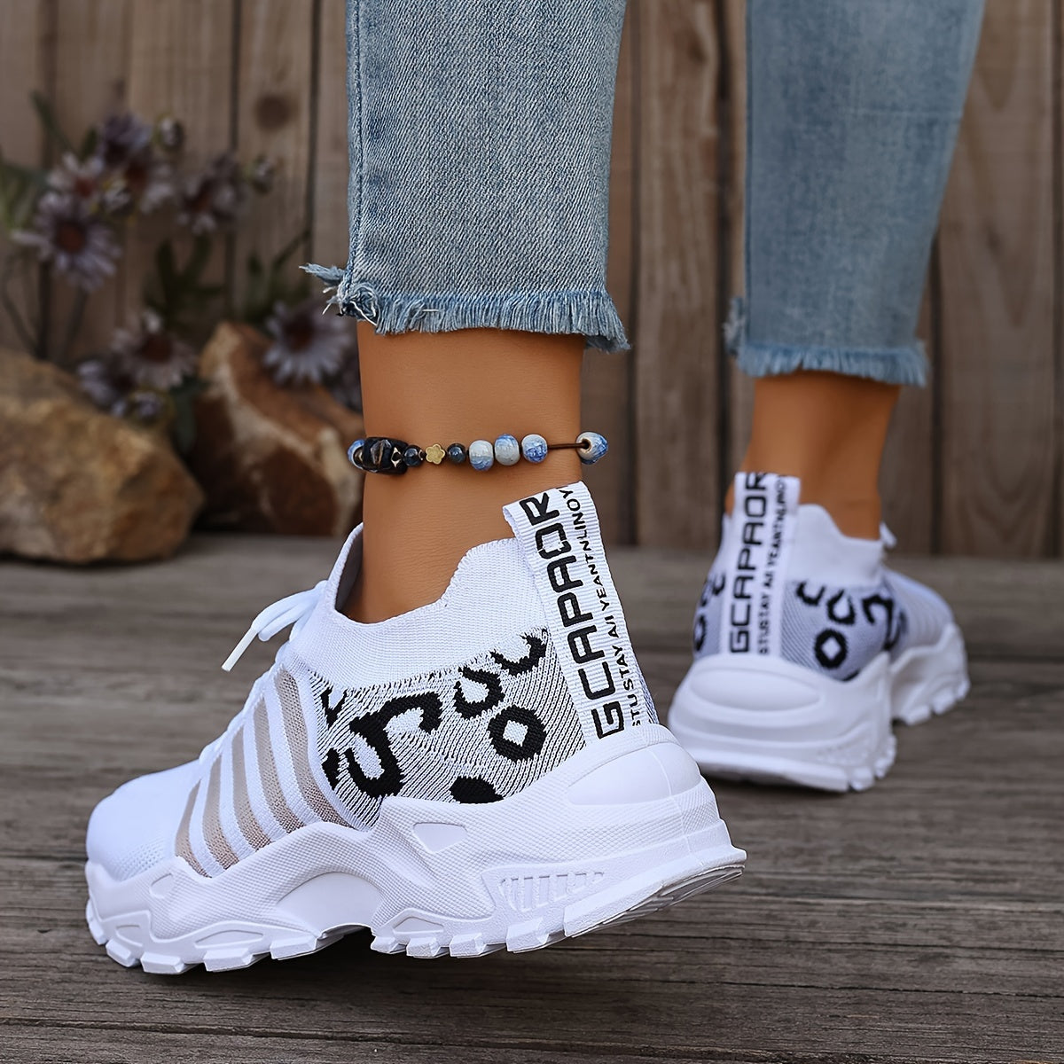 Sneakers con Fasce Laterali