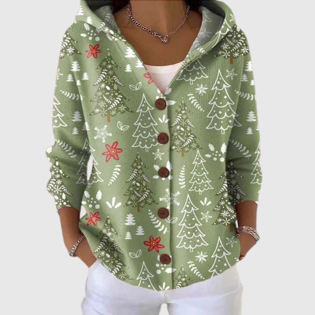 Giacca in Maglia con Cappuccio