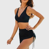 Maëlle | Set di Bikini con Controllo della Pancia e Gonna