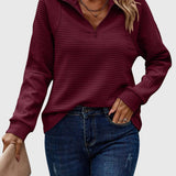 Christine | Maglione elegante a mezza zip