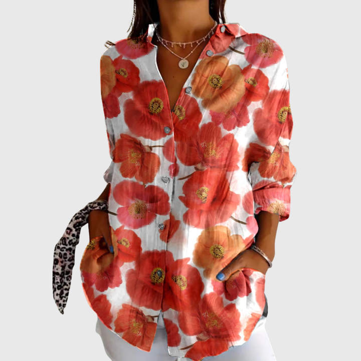 Costanza | Blusa leggera e colorata con stampa
