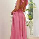 Louiza - Abito elegante con scollo a V profondo