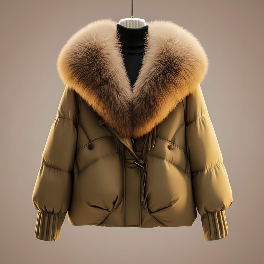 Arianna - Cappotto Elegante con Colletto Affermato