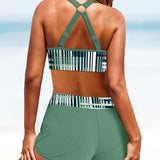 Janette | Bikini a costine a vita alta