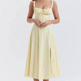 Odette - Abito estivo con gonna a tubino boho da donna