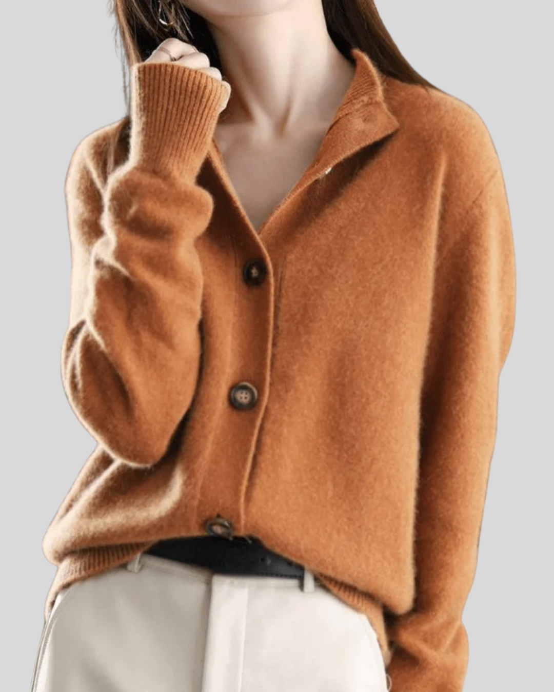 Stéphanie | Cardigan in Cashmere Stile Retro