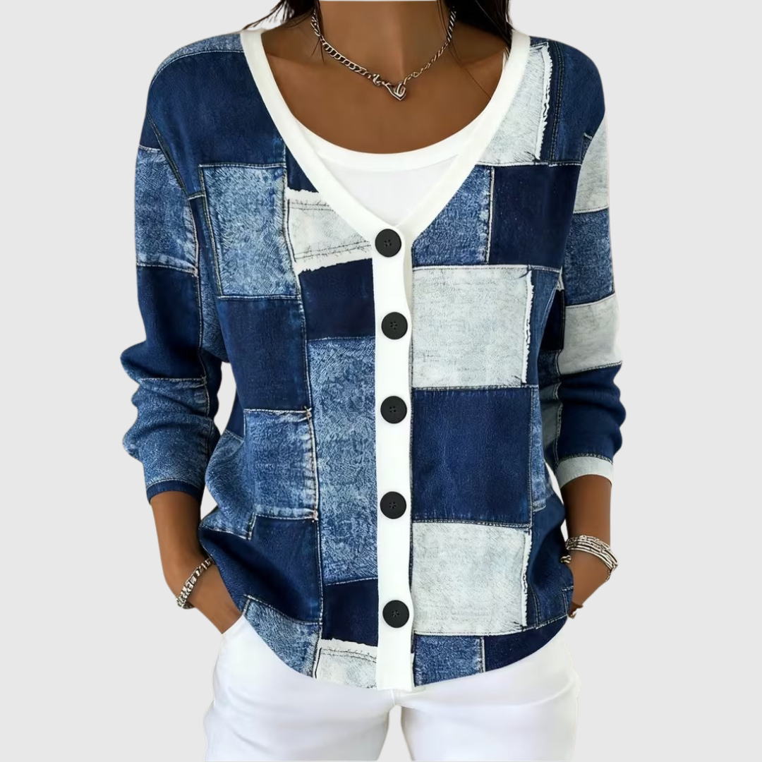 Giacca in Maglia con Bottoni