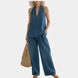 Adrienne | Completo due pezzi in denim vintage