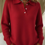 Amalia™ | Maglione polo casual da tutti i giorni