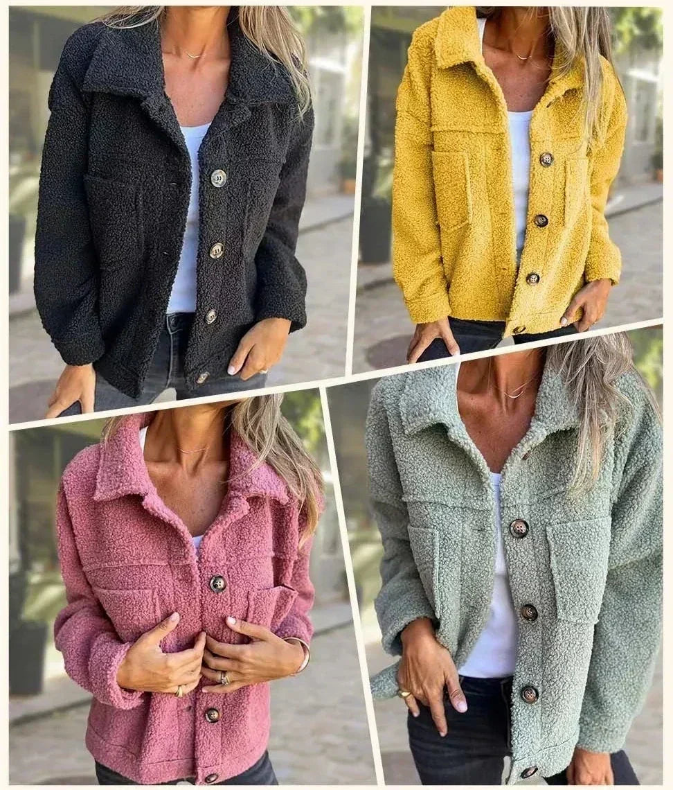 Accogliente cappotto testurizzato