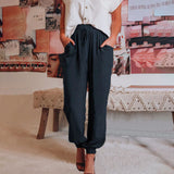 Kaeli - Pantaloni eleganti con coulisse