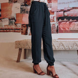 Kaeli - Pantaloni eleganti con coulisse