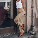 Kaeli - Pantaloni eleganti con coulisse