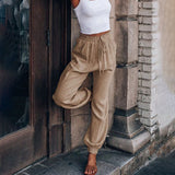 Kaeli - Pantaloni eleganti con coulisse