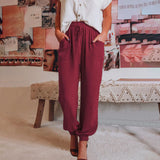 Kaeli - Pantaloni eleganti con coulisse