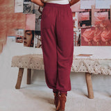 Kaeli - Pantaloni eleganti con coulisse