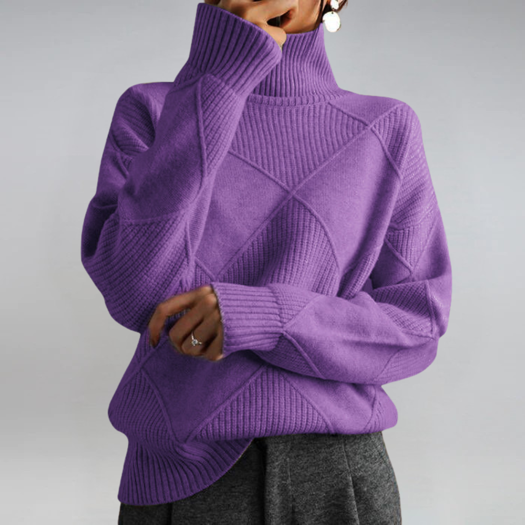 Anne | Pullover Collo Alto Luxe