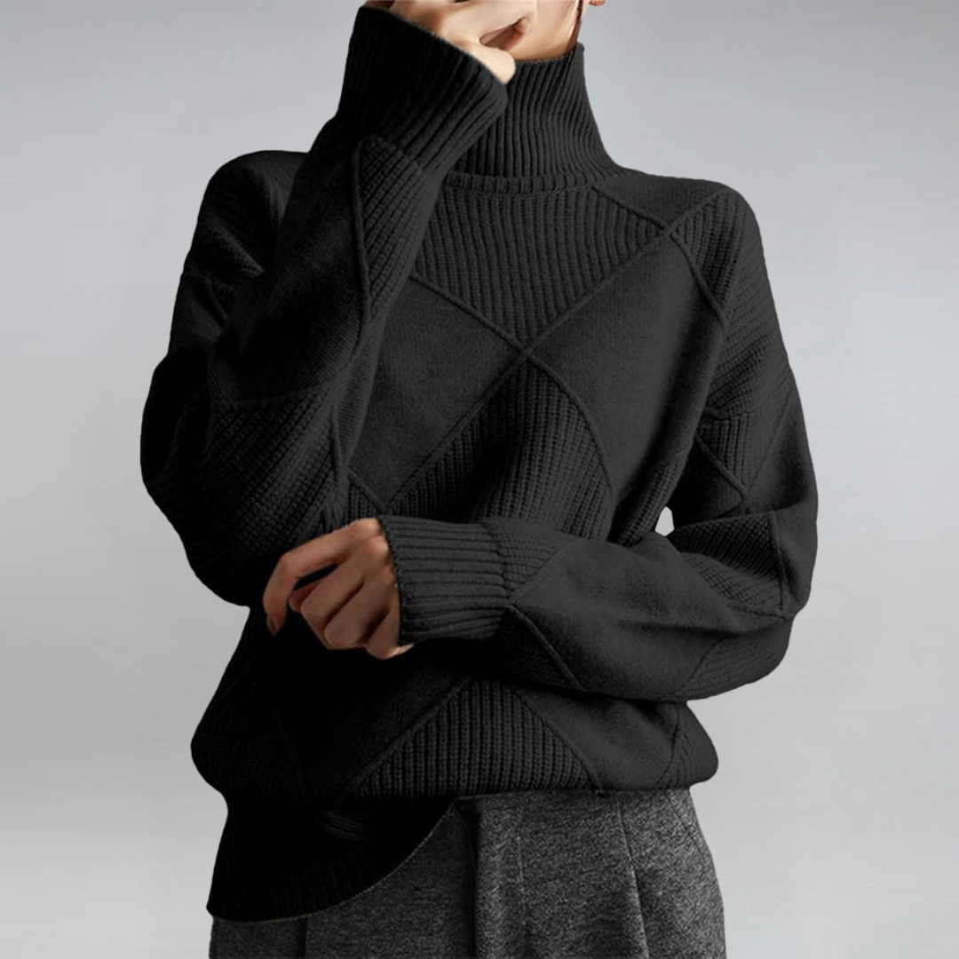 Anne | Pullover Collo Alto Luxe