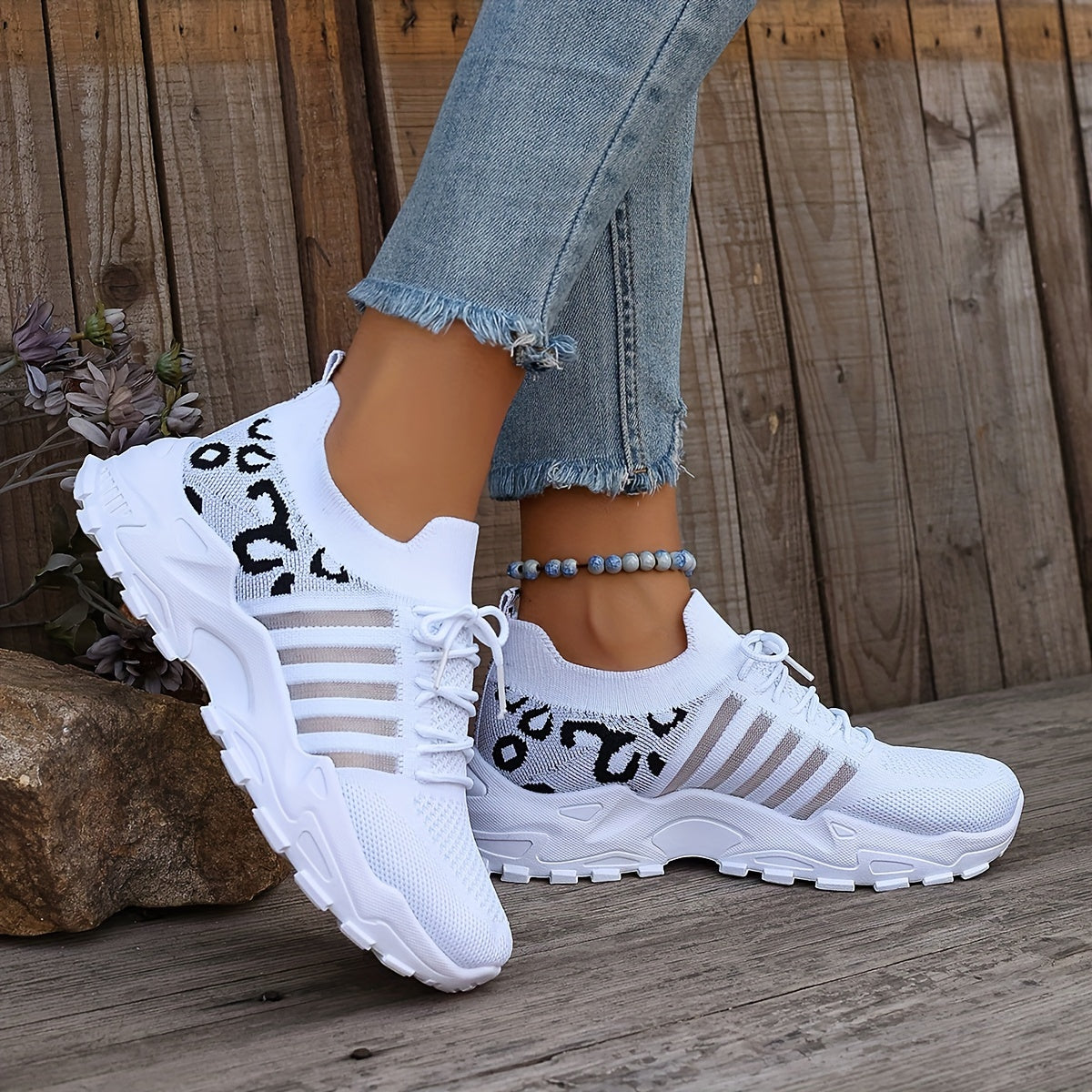 Sneakers con Fasce Laterali