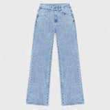 Mara - Jeans dritti larghi a gamba larga da donna
