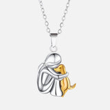 Collana con pendente a forma di cane