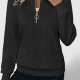 Paola | Maglione in Maglia Zip Morbido