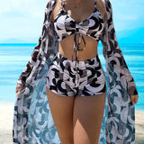 Laluna® | Bikini tre pezzi con stampa