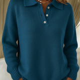 Amalia™ | Maglione polo casual da tutti i giorni
