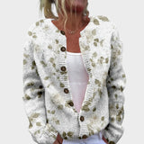 Sara - Cardigan Floreale Autunnale