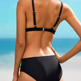 Bikini due pezzi con effetto sfumato