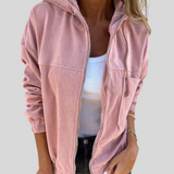 Delphine | Gilet zip morbido
