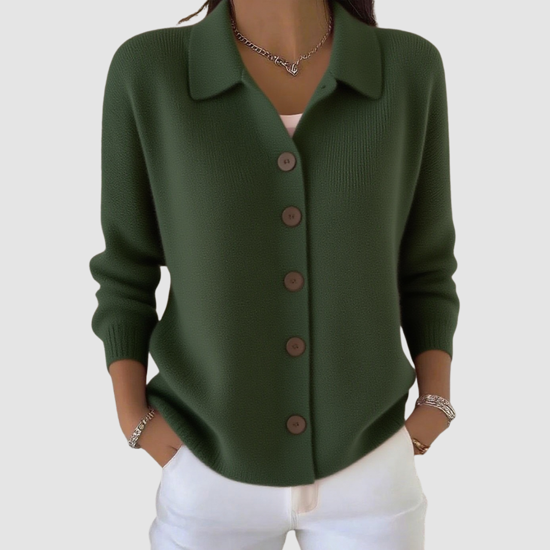 FLORIANA™|CARDIGAN CON BOTTONI