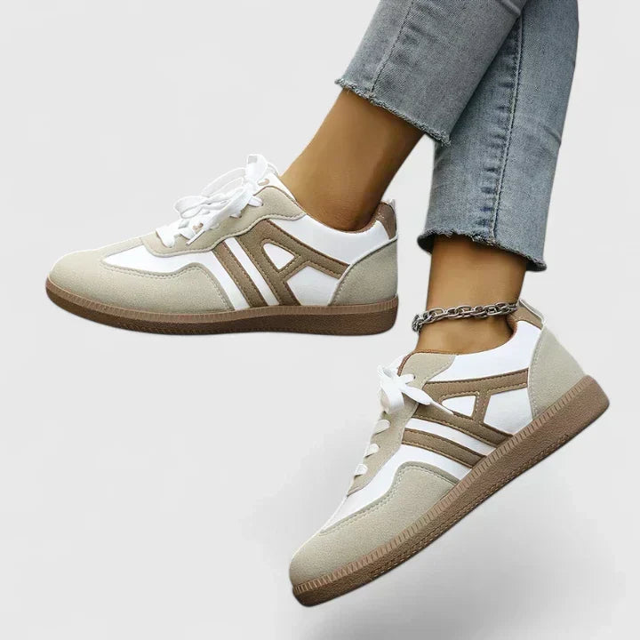 Sneakers Rétro con Bande Laterali