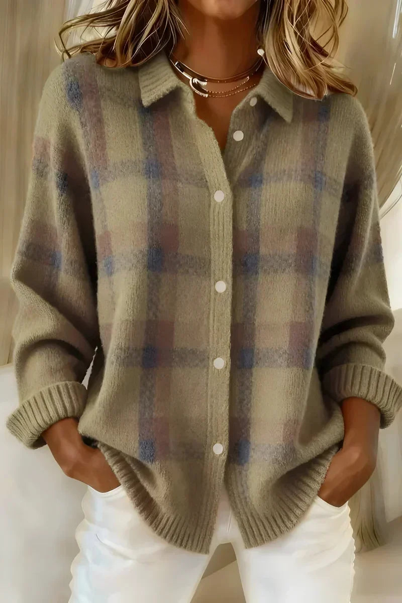 Cardigan a Quadri