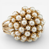 Bush - Anello con Perle Avvolte