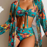 Glenda | Bikini con gonnellino floreale