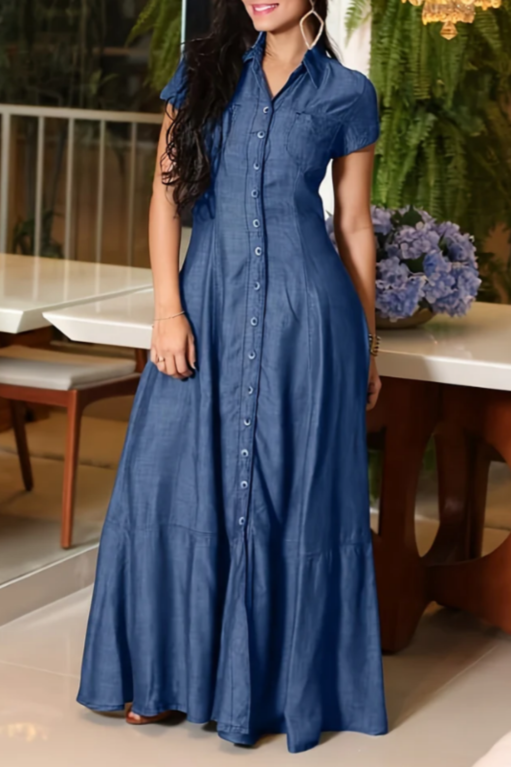 Abito Lungo in Denim