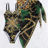 Darius | Costume intero push-up con gonnellino abbinato