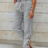 Raquelle - Pantaloni casual a righe