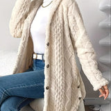 ANGELA™ | CARDIGAN CON CAPPUCCIO