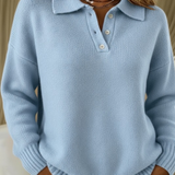 Amalia™ | Maglione polo casual da tutti i giorni