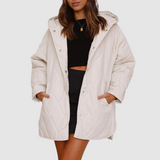 Kristýna - Cappotto invernale oversize con cappuccio
