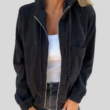 Delphine | Gilet zip morbido
