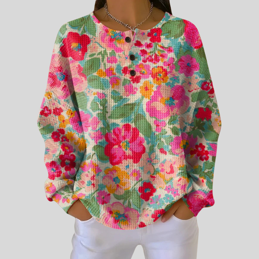 Maglione a Fiori Colorati