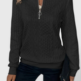 Paola | Maglione in Maglia Zip Morbido