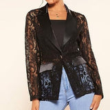 Féline - Blazer di pizzo di lusso