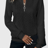 Paola | Maglione in Maglia Zip Morbido