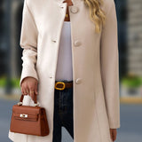 Elena | Cappotto Elegante a Collo Alto